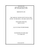 Thực hiện quy chế dân chủ ở cơ sở tại viện sốt rét   ký sinh trùng   côn trùng trung ương