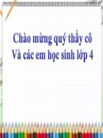 Bài giảng Toán 4 chương 2 bài 1: Thực hành vẽ hình vuông