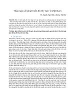 Thảo luận về phát triển đô thị nén ở việt nam   discussions on compact city development in vietnam 