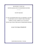 Các yếu tố ảnh hưởng đến năng lực đổi mới của tổ chức – vai trò trung gian của hành vi chia sẻ tri thức 