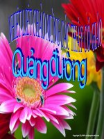 Bài giảng Toán 5 chương 4 bài 2: Quãng đường