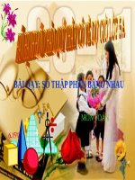 Bài giảng Toán 5 chương 2 bài 1: Số thập phân bằng nhau