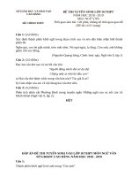 2018 2019 vào 10 CAO BẰNG môn văn