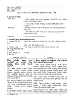 Giáo án tin học 8 chuẩn 2 cột 