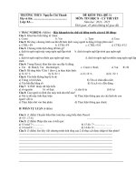 Bài kiểm tra 1 tiết tuần 8 tin học 8 