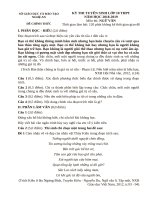 2018 2019 vào 10 NGHỆ AN  môn văn