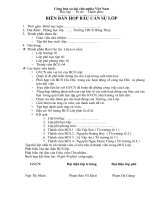 BIEN BAN BAU LOP TRUONG 