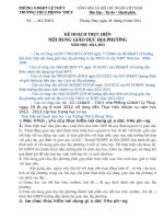 Ke hoach thuc hien noi dung dia phuong08 09 