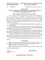 Quy dinh ve quy tac ung xu trong nha truong doi voi CBQLGVNV nam hoc 20192020 