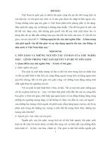 Những nguyên tắc của chủ nghĩa Mác – Lênin trong việc giải quyết vấn đề tôn giáo và sự vận dụng nguyên tắc này của Đảng và nhà nước ở Việt Nam hiện nay