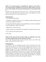 writing unit 8 lớp 12