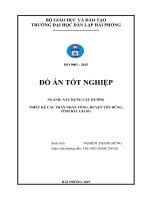 Thiết kế cầu Trần Nhân Tông, huyện Yên Dũng, tỉnh Bắc Giang (Đồ án tốt nghiệp)