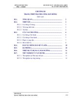 Hồ sơ đề xuất thủy điện Khe Bố- Chương b3 : trang thiết bị cho cổng dẫn dòng