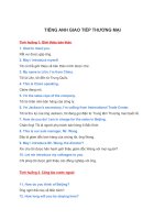 Tiếng Anh giao tiếp thương mại