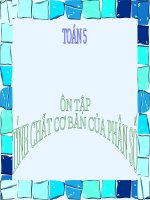 Bài giảng Toán 5 chương 1 bài 2: Ôn tập Tính chất cơ bản của phân số