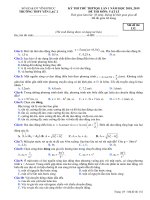 Đề thi thử THPT quốc gia 2019 môn vật lí lần 1   trường THPT yên lạc 2 