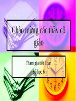 Bài giảng Số học 6 chương 1 bài 1: Tập hợp. Phần tử của tập hợp