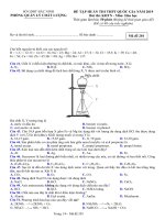 Đề tập huấn thi THPT quốc gia 2019 môn hóa học   sở GDĐT bắc ninh 