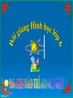 Bài giảng Hình học 6 chương 1 bài 8: Khi nào AM+MB=AB