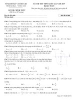 Đề thi thử THPT quốc gia 2019 môn toán   sở GDĐT bà rịa   vũng tàu 