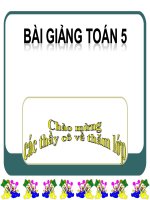Bài giảng Toán 5 chương 1 bài 5: Ôn tập Phép cộng và phép trừ hai phân số