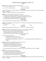 Đề thi thử THPT quốc gia 2019 môn vật lí lần 1   sở GDĐT thanh hóa 