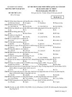 Đề thi thử THPT quốc gia 2019 môn hóa học lần 1   trường THPT ngô quyền 