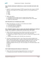 CFA 2018 level 2  equity quest bank residual income valuation QBank 