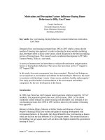 Các nhân tố động lực và nhận thức ảnh hưởng đến hành vi mua nhà tại dilly