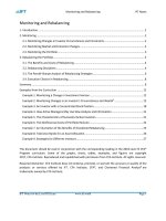 CFA 2018 level 3 schweser practice exam CFA 2018 level 3 question bank CFA 2018  CFA 2018  r32 monitoring and rebalancing IFT notes 