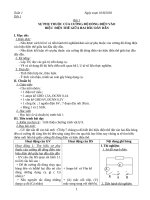 Giáo án vật li lớp 9 tuần 1 