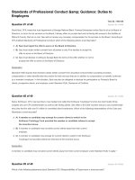 CFA 2018 quest bank 05 standards of professional    dance duties to employers 