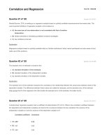 CFA 2018 quantitative analysis question bank 01 correlation and regression 