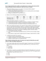 CFA 2018 level 2  equity quest bank discounted dividend valuation QBank 