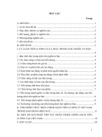 Lý luận về tiền lương của C.Mác trong điều kiện nền kinh tế thị trường ở Việt Nam trong giai đoạn hiện nay