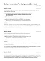 CFA 2018 question bank 04  employee compensation   post employment and share based 