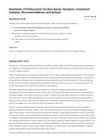 CFA 2018 quest bank 06 standards of professional    ommendations, and actions 