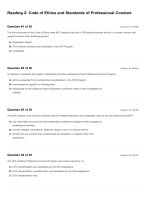 CFA 2018 quest bank questions reading 02 code of ethics and standards of professional conduct 