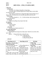 Giáo án vật li lớp 9 tuần 6  tiet 14 