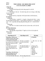 Giáo án vật li lớp 9 tiết 15 thực hành 