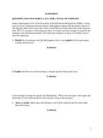 CFA 2018 level 3 schweser practice exam CFA 2018 level 3 question bank 05  economics questions 