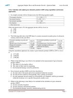 CFA 2018 quest bank r16 aggregate output, prices and economic growth   q bank 