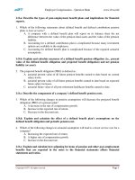 CFA 2018 level 2 FRA question bank employee compensation QBank 