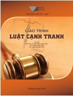 Giáo trình luật cạnh tranh