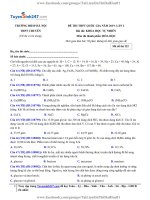 TS247 DT de thi thu thpt qg mon hoa chuyen su pham ha noi lan 1 nam 2019 co loi giai chi tiet 32151 1551664414 