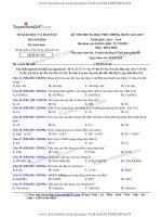 TS247 DT de thi thu thpt qg mon hoa so gd dt thanh hoa lan 1 nam 2019 co loi giai chi tiet 35394 1558578240 