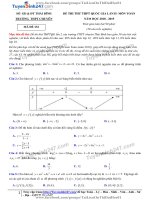 TS247 DT de thi thu thpt qg mon toan thpt chuyen thai binh lan 2 nam 2019 co loi giai chi tiet 27308 1545726553 