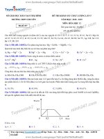 TS247 DT de thi thu thpt qg mon hoa truong thpt chuyen thai binh lan 5 nam 2019 co loi giai chi tiet 37011 1559532503 