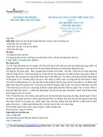 TS247 DT de thi thu thptqg mon ngu van 2019 so gd dt thanh hoa thpt nguyen trai lan 1 co loi giai chi tiet  27323 1545967929 