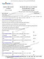 TS247 DT de thi thu thpt qg mon hoa truong thpt chuyen cao bang lan 1 nam 2019 co loi giai chi tiet 35277 1556769330 